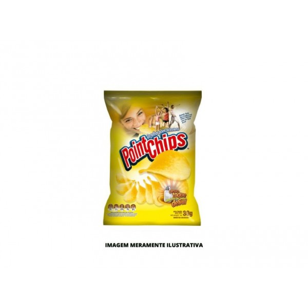 BATATA LISA NATURAL POINT CHIPS 1X24X30G
